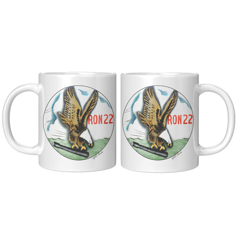 PT BOAT SQUADRON RON 22 EMBLEM COFFEE MUG new