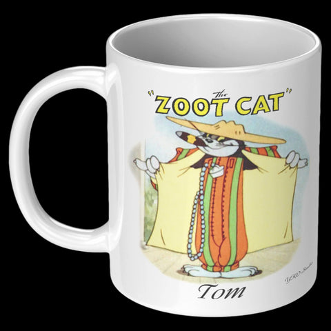 Tom & Jerrry 11 oz Coffee Mug The Zoot Cat