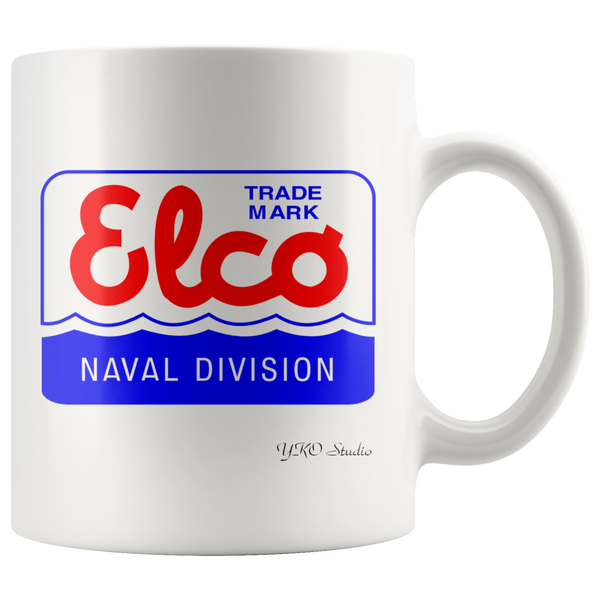 ELCO NAVAL DIVISION Logo 11oz Coffee Mug