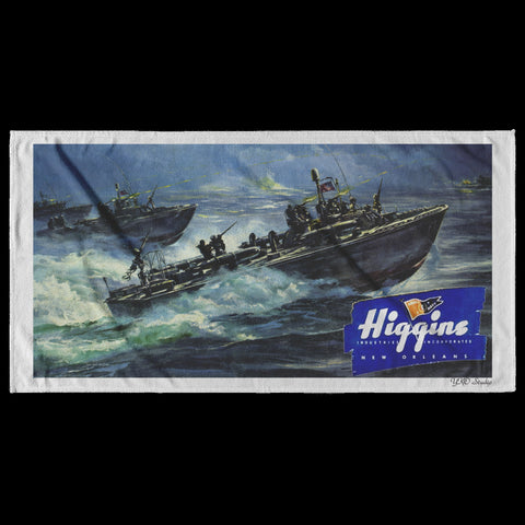 Higgins PT Boat Beach Bath Towel