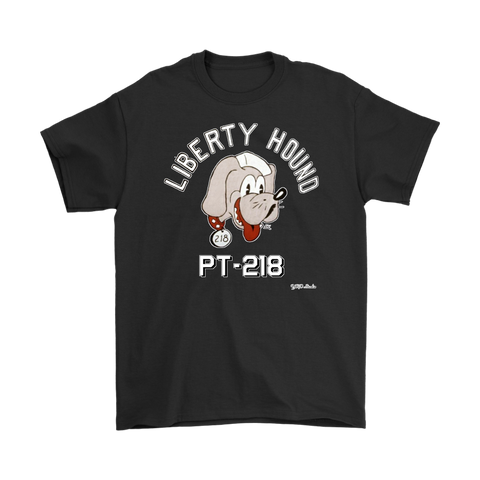 PT Boat PT-218 Liberty Hound Cotton T-Shirt