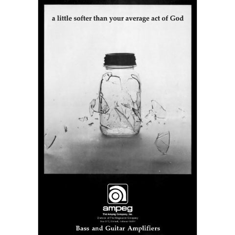 1972 AMPEG "act of God" Poster Giclee Reproduction
