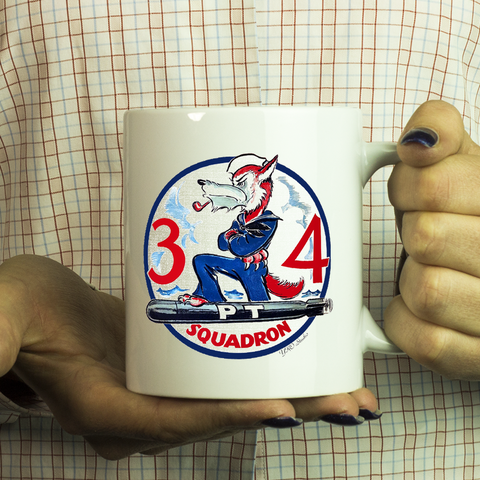 PT Boat Squadron RON 34 Emblem Coffee Mug
