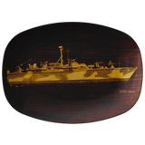 PT Boat Simulated Wood Platter