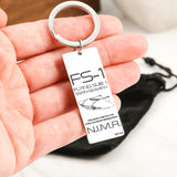 Voyage To The Bottom Of The Sea FS-1 Flying Sub Keyring