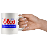 ELCO NAVAL DIVISION Logo 11oz Coffee Mug