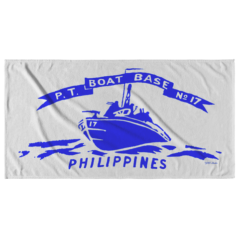 PT Boat Base 17 Philippines Beach Towel