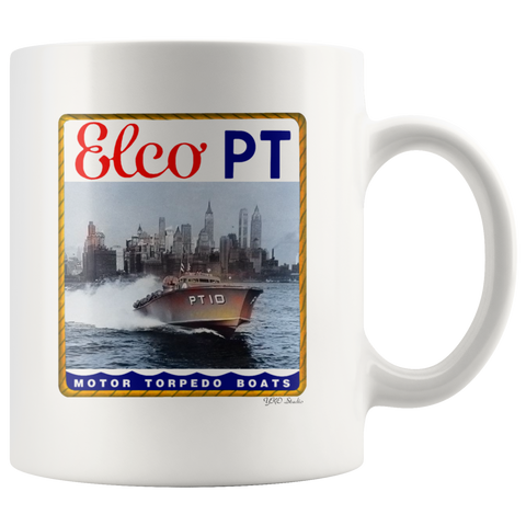 ELCO PT-10 Motor Torpedo Boats 11oz MUG