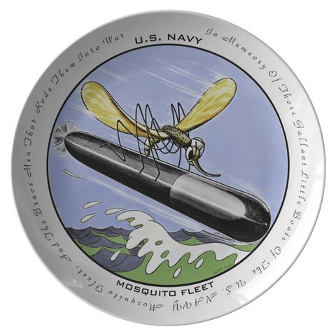 Mosquito Fleet Commemorative Plate Disney Image